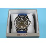 Henley fashion watch with blue strap - Unworn