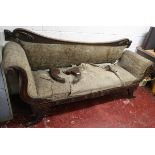 Regency inlaid sofa - A/F