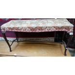 Edwardian window seat with Druce and Co label
