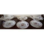 Spode early 19th century part dessert service