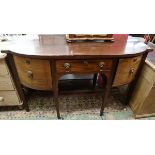 Georgian mahogany sideboard - Approx W: 153cm D: 64.5cm H: 91.5cm