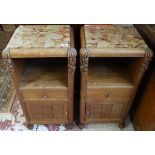 Pair of Art Deco bedside cabinets