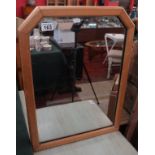 Pine framed mirror