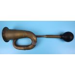 Brass car horn