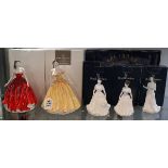 5 Royal Doulton figurines - Boxed - HN4583, HN4426, HN4096, HN4117 & HN4250
