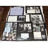 Ronnie & Reggie Kray memorabilia to include signatures and framed official Pentonville prison shirt