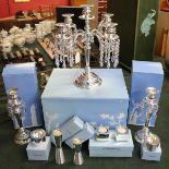 Collection of Wedgwood candlesticks and candelabra - Boxed