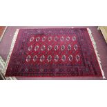Red Eastern rug - Approx 180cm x 140cm