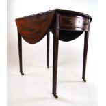 A late 18th century mahogany, boxwood st