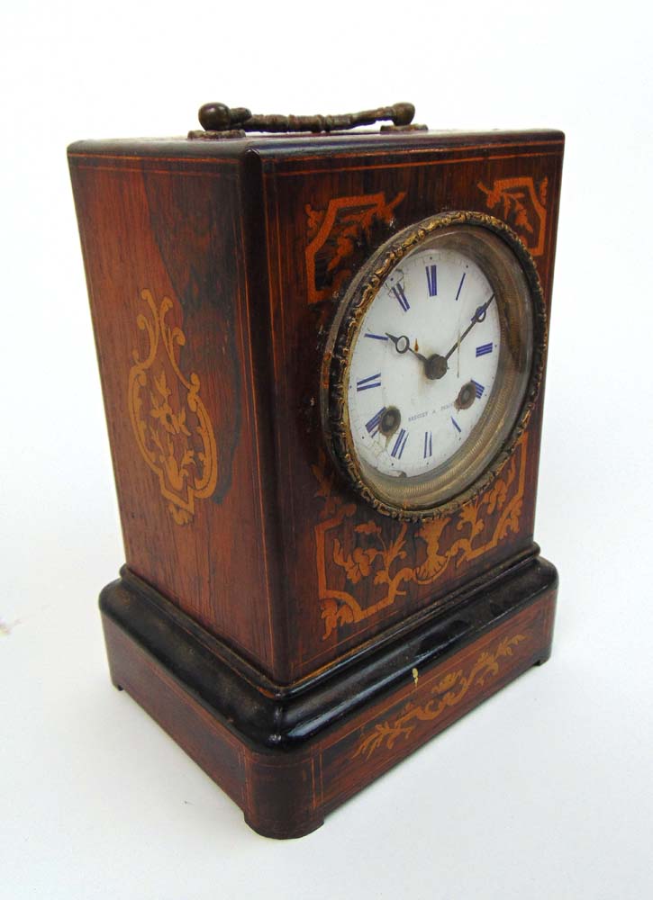 An early 20th century French rosewood an - Image 2 of 2