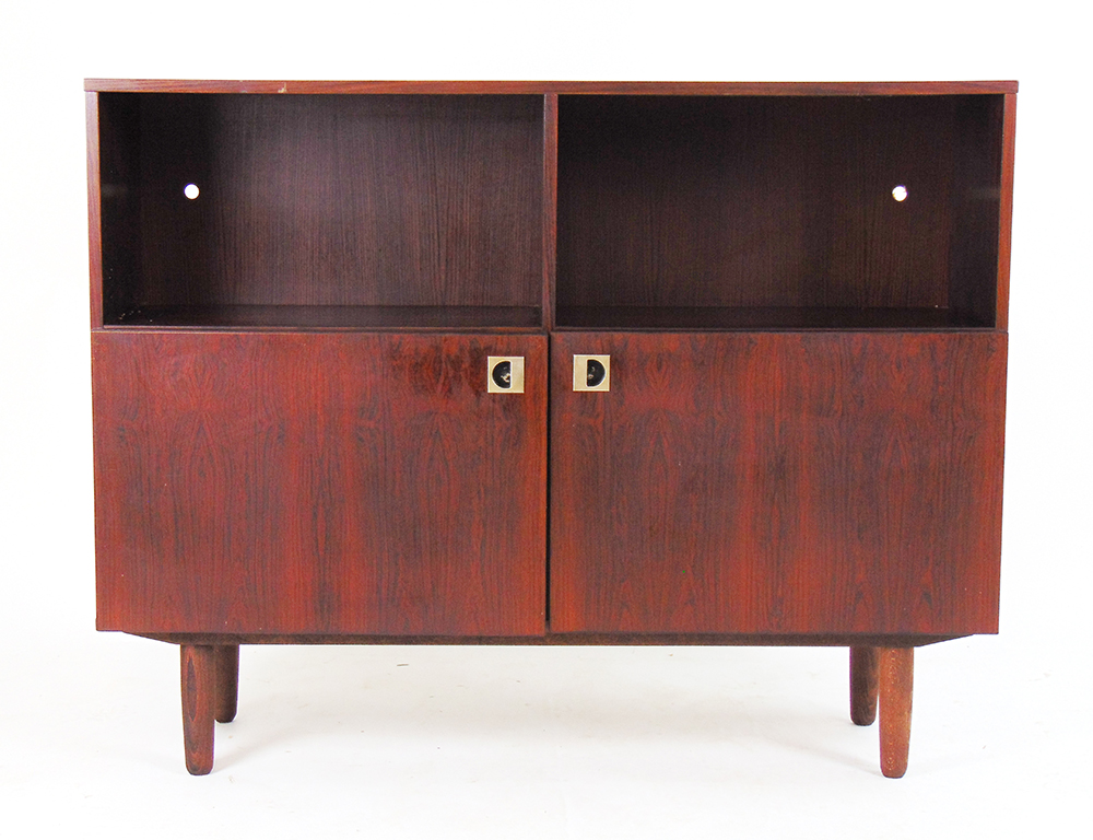 A 1960's Danish rosewood cabinet with tw - Image 2 of 2