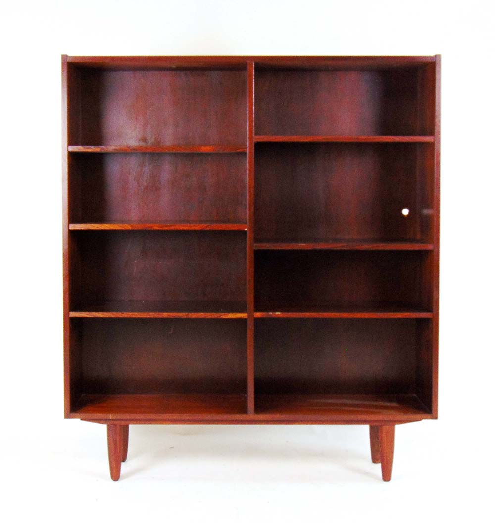 A 1960's Danish rosewood open-fronted ad