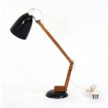 A 1950's 'Maclamp' desk light with a bla