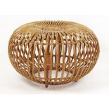 A Franco Albini wicker 'Lobster Pot' sto