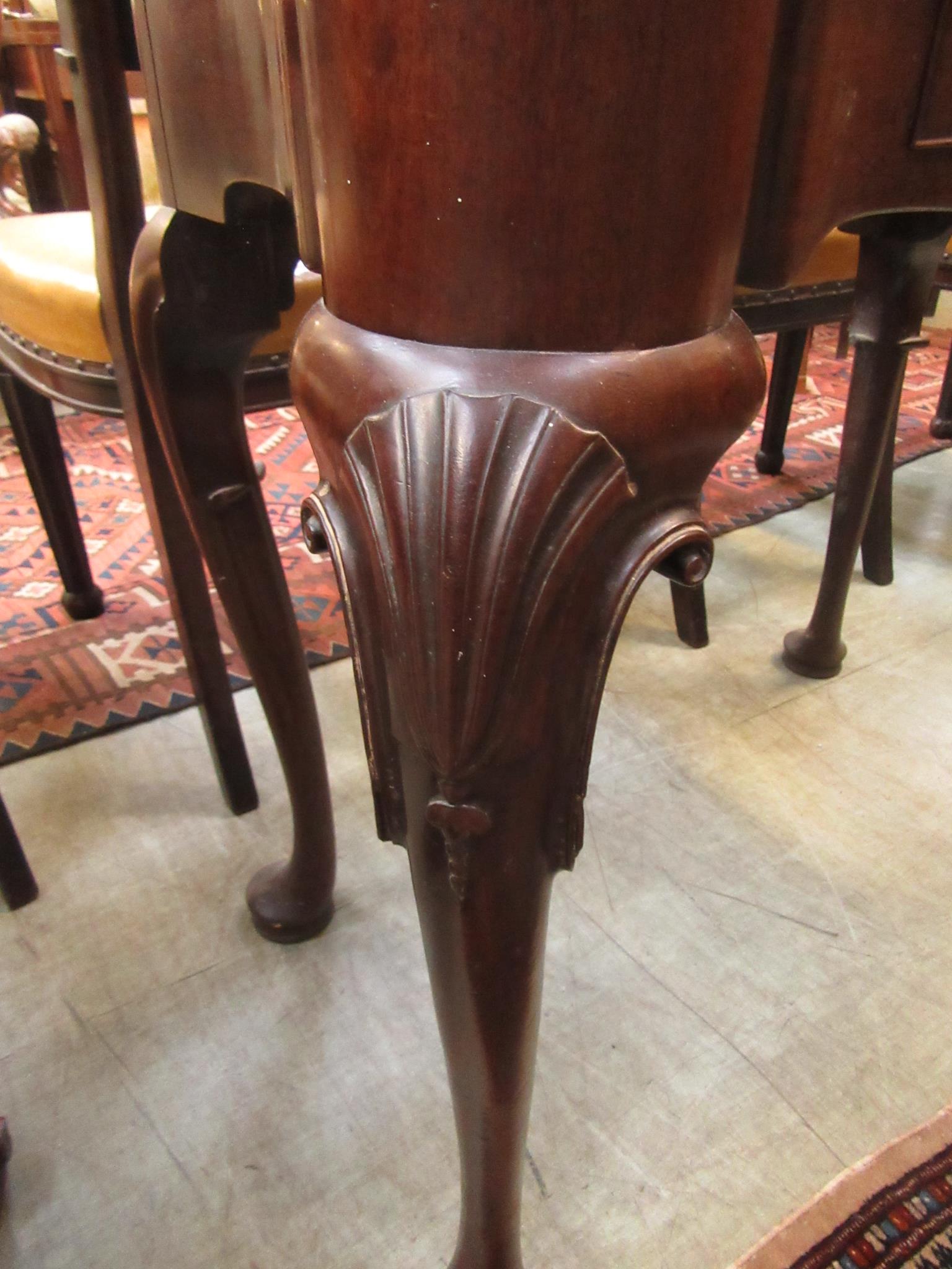 A George II mahogany tea table, the shap - Image 16 of 17
