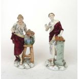 A 19th century continental porcelain fig