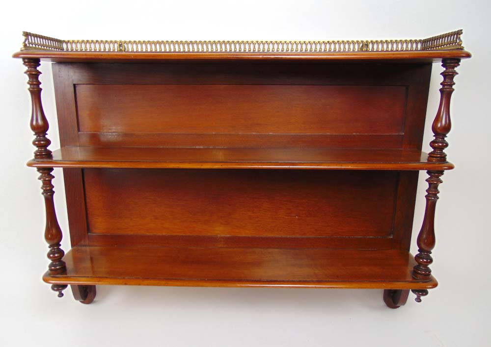 A set of early 19th century mahogany wal - Image 2 of 2