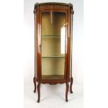 A 19th century French mahogany, red marb