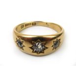 A Victorian 18ct gold and diamond gypsy