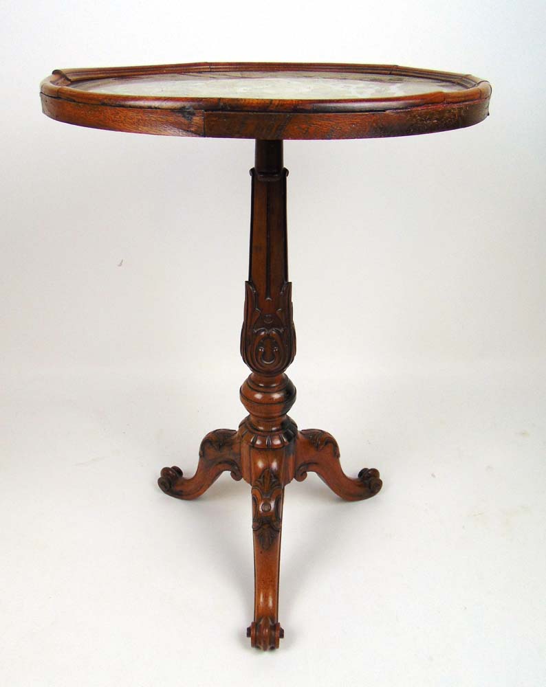 A Victorian rosewood occasional table, t