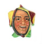 A large Royal Doulton Jester wall mask,