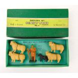 Dinky - a boxed shepherd set No. 6