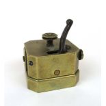 An early 19th century brass scarifier by
