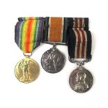 A WWI three medal group named to '78920