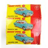 Dinky - six boxed Triumph 2000 (135) in