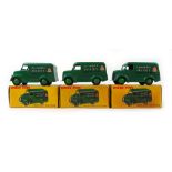 Dinky - three boxed 452 Trojan 15 CWT Va