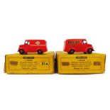 Dinky - two incomplete trade boxes, Four