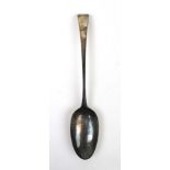 A George III silver serving spoon. Hallm