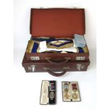 A large collection of Masonic regalia, j