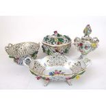 A group of 20th century Dresden porcelai