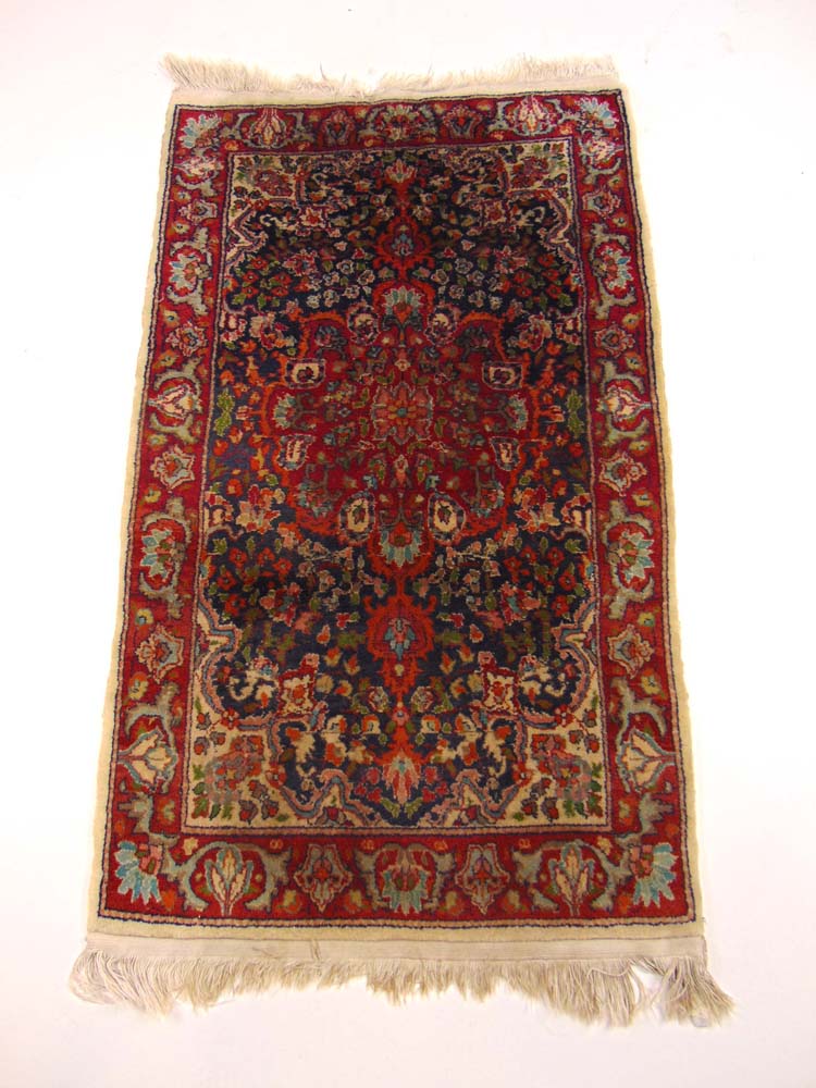 A handwoven Persian rug, the herati bord - Image 2 of 2