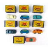 Moko Lesney - seven boxed diecast models