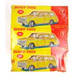 Dinky - six boxed Vauxhall Victor Estate