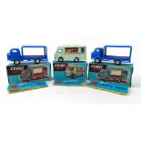 Corgi Toys - three boxed diecast models,