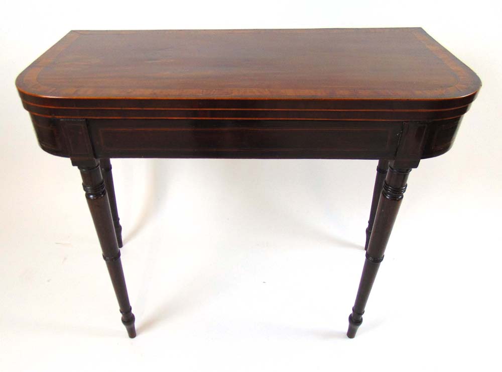 A late 18th century mahogany, boxwood st - Image 3 of 3