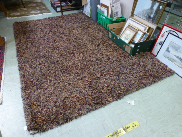 A large rectangular wool rug