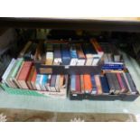 Five trays of various hardback books