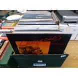 A large box of LPs by various artists