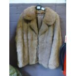 A mid-20th century lady's fur jacket