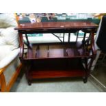 An Indonesian hardwood bookcase