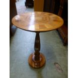 A hand crafted turned table