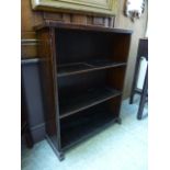 A mid-20th century mahogany bookcase