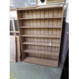 A set of Irish pitch pine bookshelves