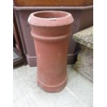 A clay chimney pot