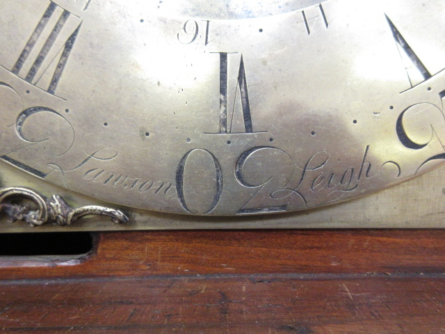 A mahogany veneered long case clock case - Image 2 of 2