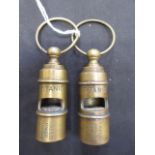 Two 'Titanic' whistles